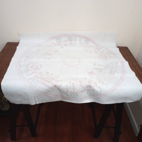 Embellished Felt Christmas Tree Skirt - Picture 6 of 6